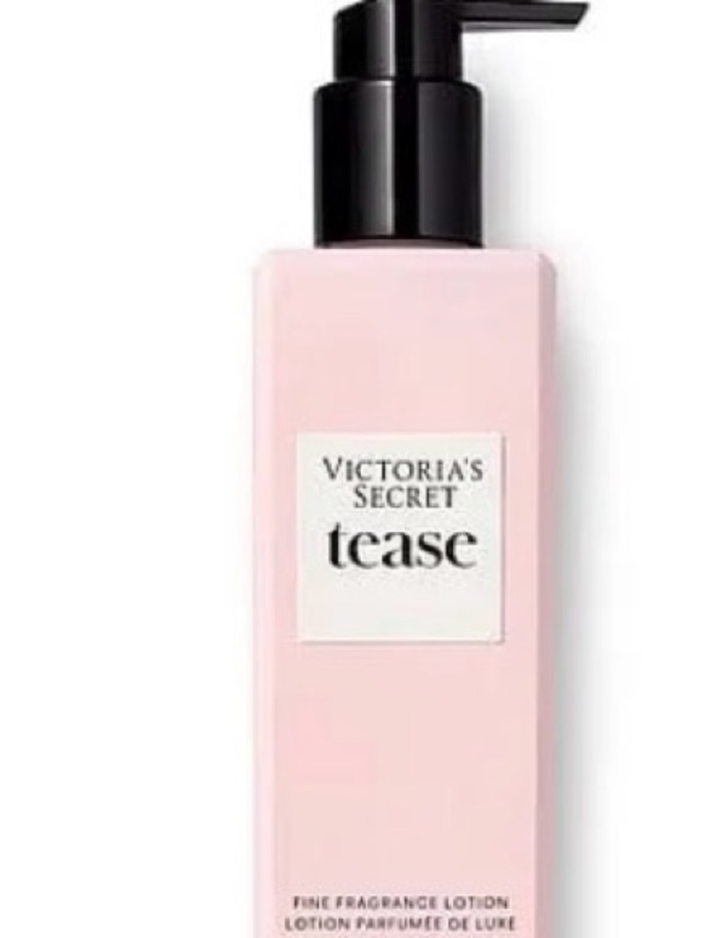 Victoria's Secret Tease Moisturizing Lotion - Light Pink Bottle